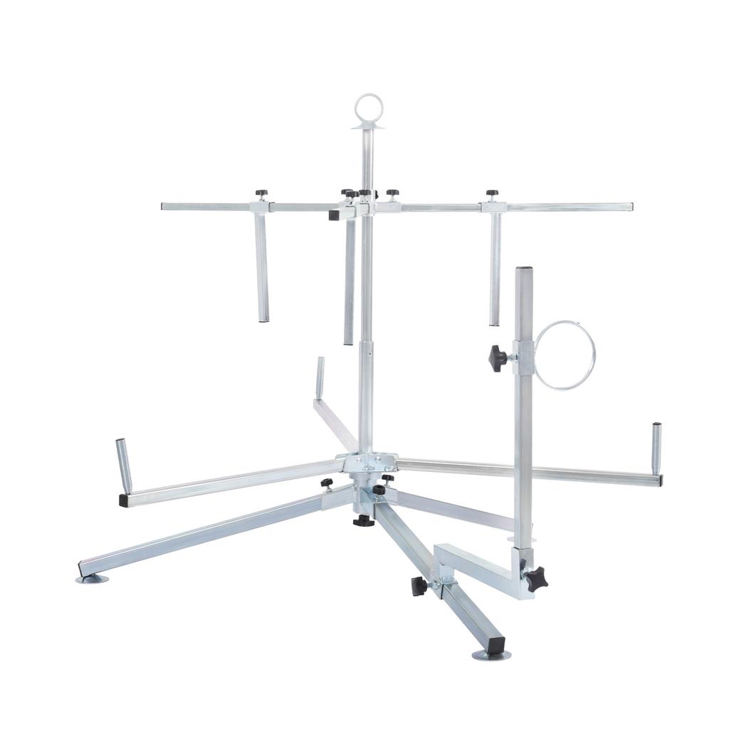 Heavy Duty Pipe Reel Dispenser Stand, 440lbs Capacity 3-Gear Adjustable Tripod for PEX Water Heating Pipe Unwinding