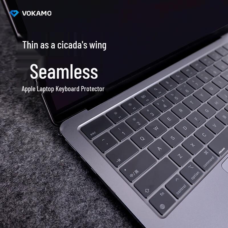 VOKAMO Ultra-Thin Waterproof Keyboard Cover for Apple MacBook