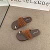 New Chinese Style Guochao Literary And Retro Unique Oriental Style Slippers Women'S Shoes Intellectual Trend Fashion