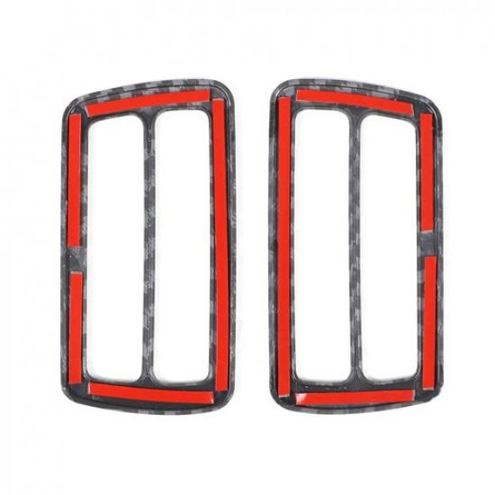 ABS Carbon dashboard Side Air Vent Outlet Cover Trim For Toyota Tacoma 2024+