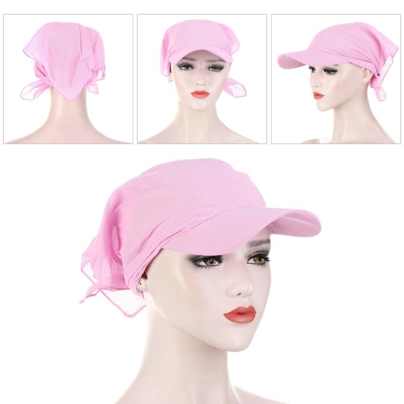 Headscarf Breathable Baseball Hat Women Adult Sports Hat Outdoor Activity