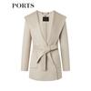 Ports Women's Wool Blend Mid-Length Coat