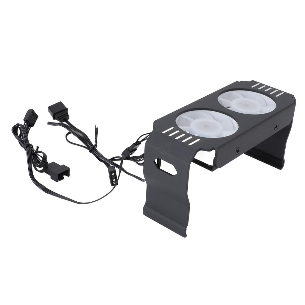 ARGB RAM Radiator Computer Memory Module Heat Sink PWM Temperature Control Dual Fan for DDR DDR2 DDR3 DDR4 DDR5