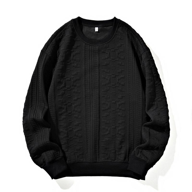 

Новый стиль мужской толстовки для новой весны и осени, повседневная и универсальная футболка с длинным рукавом для молодых и красивых, пуловер с круглым вырезом 8XL