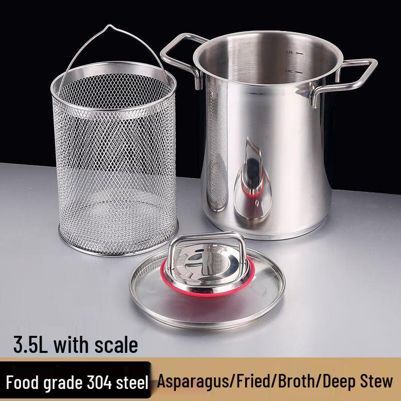 LETGANT 304 Stainless Steel Multi-Purpose Cooking Pot