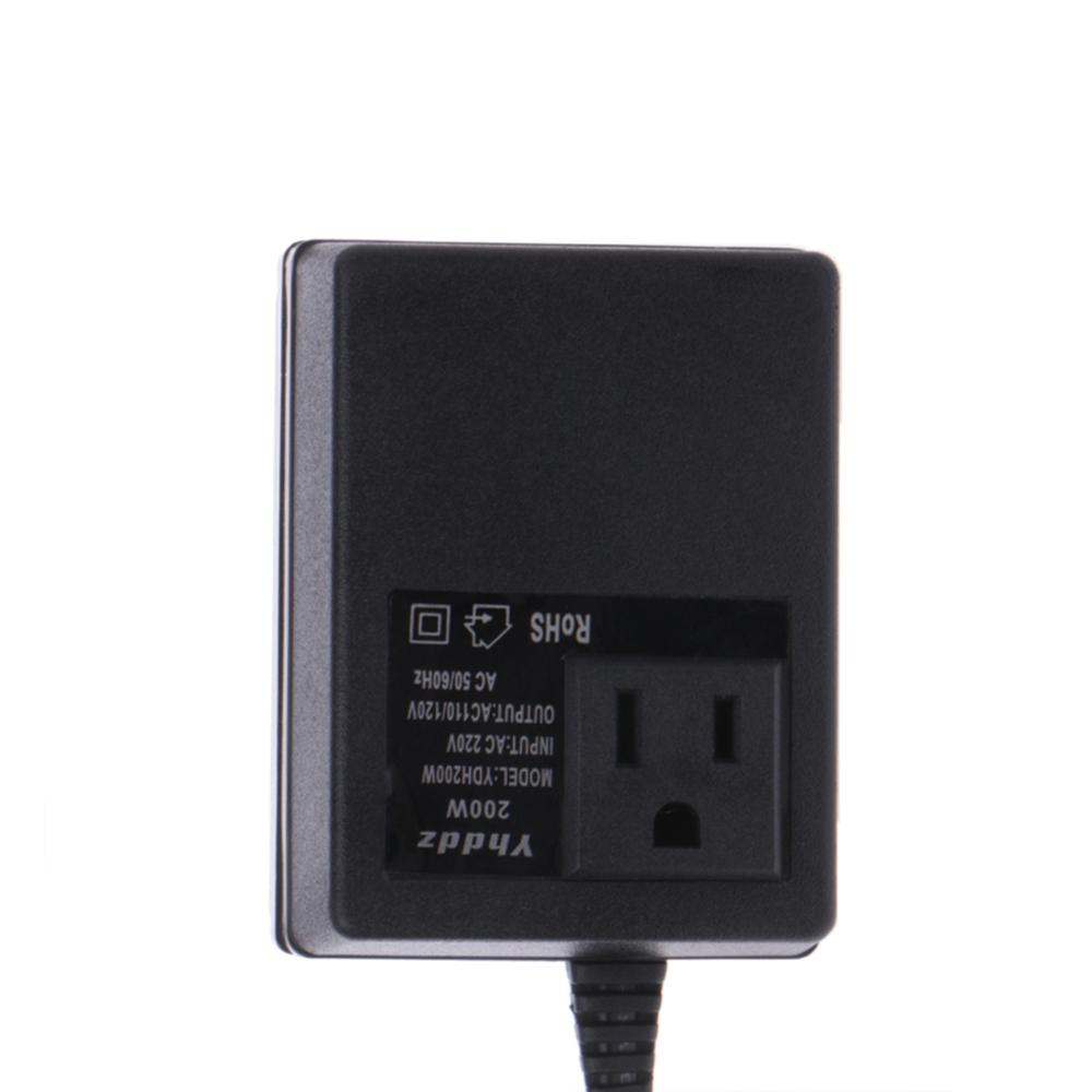 AC Power Adapter 200W EU 220V To 110V Voltage Step Down Travel Voltage Transformer Converter