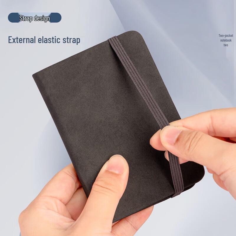 Deli A7 Mini Leather Pocket Notebook