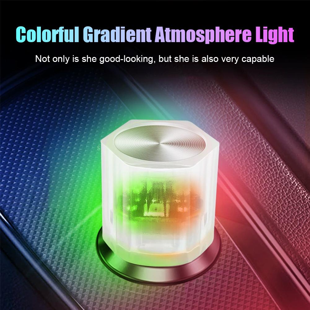 Car USB LED Ambient Light Interior Atmosphere Decorations Lamp Lamp Lights Colorful Decorative Auto Reading Accessories F3M7