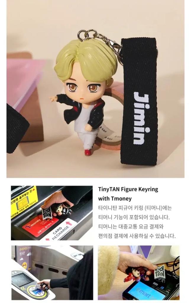 Bts (Bangtan Boys) T-money Schlüsselanhänger Figur Jimin