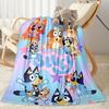 Bluey Friends Adventure Blanket Soft Warm Cozy Perfect for Sofa Office Livingroom Four Seasons Universal Modern Gifts For Family Or Friends