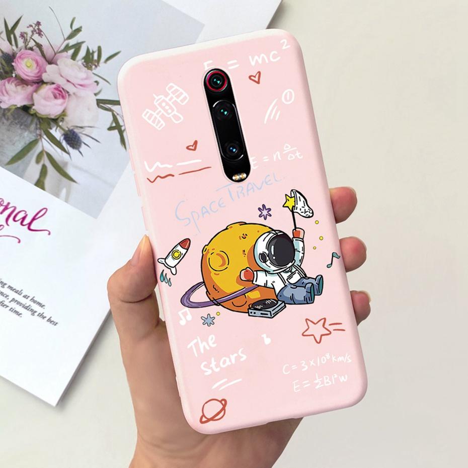 Kreslený obal pro Xiaomi Mi 9T Pro Mi9T Roztomilý barevný měkký silikonový zadní kryt pro Xiaomi Mi 9T 9 T 9TPro Pouzdra na telefon
