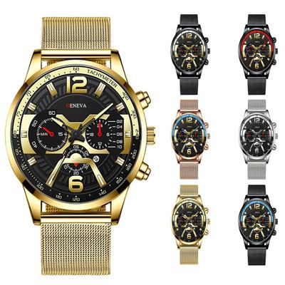 Waterdicht herenhorloge met lichtgevende hardloopwekker