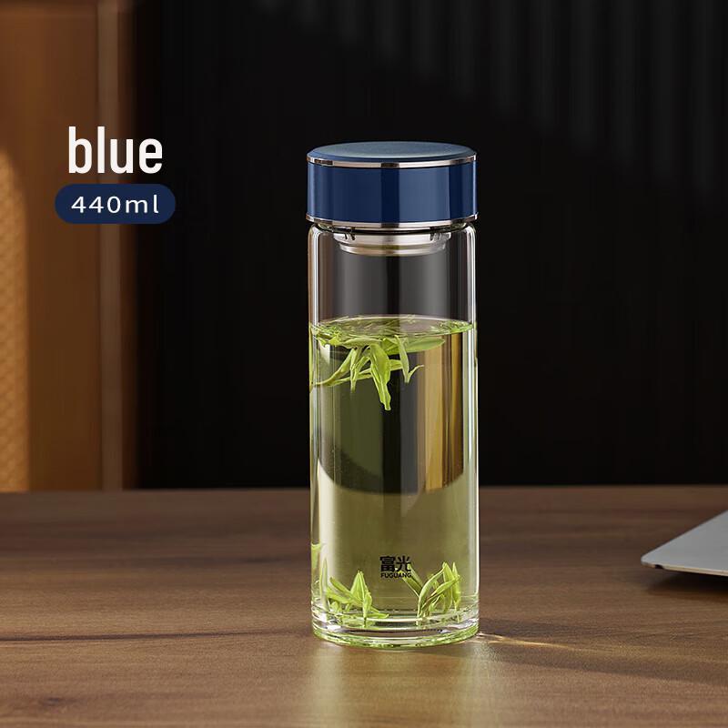 FUGUANG Reinforced Borosilicate Glass Tea Infuser Cup
