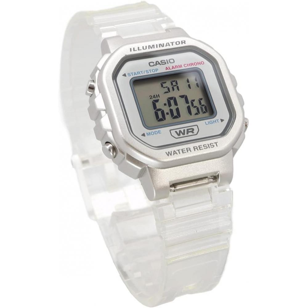 Casio Digital Watch Chipkashi La 20whs 7a Ladies Girls Kids Clear Overseas Model