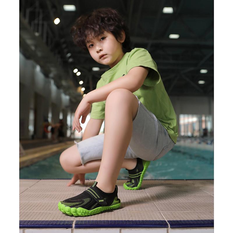 Kid's Quick Dry Water Shoes Boys Girls Barefoot Beach Wading Shoes Breathable Child Swimming Aqua Shoes