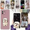 Case For Xiaomi Mi 15 14 13 12 11 Lite 15T 13T 12T Pro Poco X7 X6 X5 Pro 5G X3 NFC F7 F6 F5 Cover Shih Tzu Painting Cute Animal