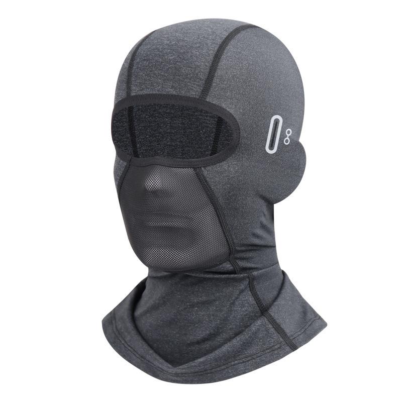 Ice Silk 3D Sun Protection Cycling Mask: Windproof, Sweat-Proof, Unisex Helmet Liner for Spring/Summer