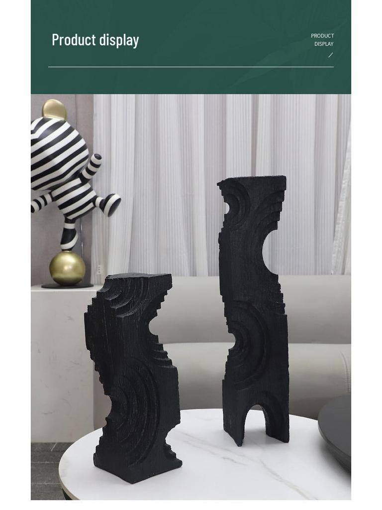 Nordic Branch-Shaped Resin Wood Ornament for Living Room, Entrance, or Study Decor