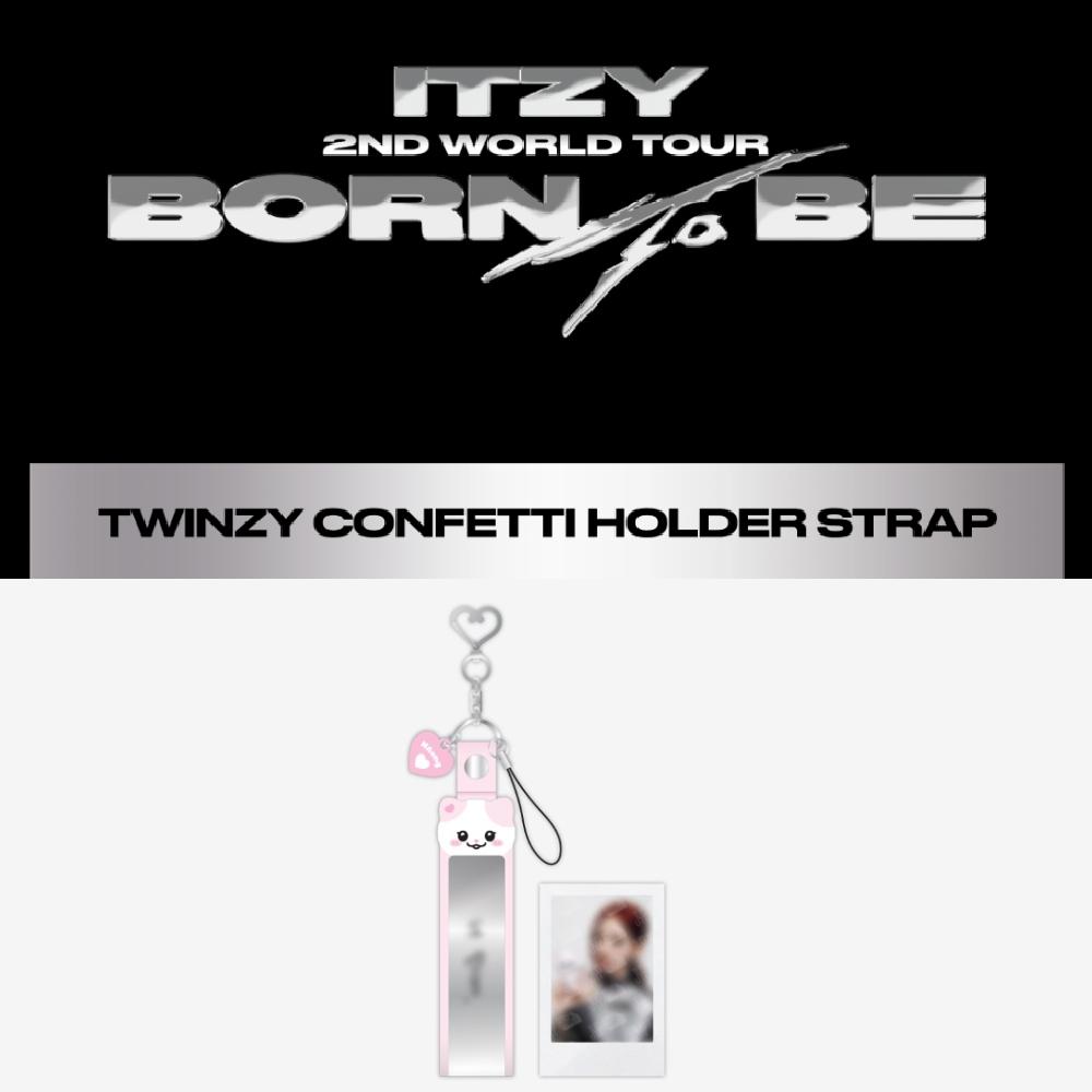 

Предзаказ Itzy 2nd World Tour BORN TO BE в Сеуле Ремешок-держатель с конфетти TWINZY