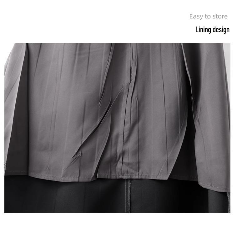 Women's High-Waisted A-Line Pleated Skirt - Spring 2025 Collection, Elegant Medium-Long Length