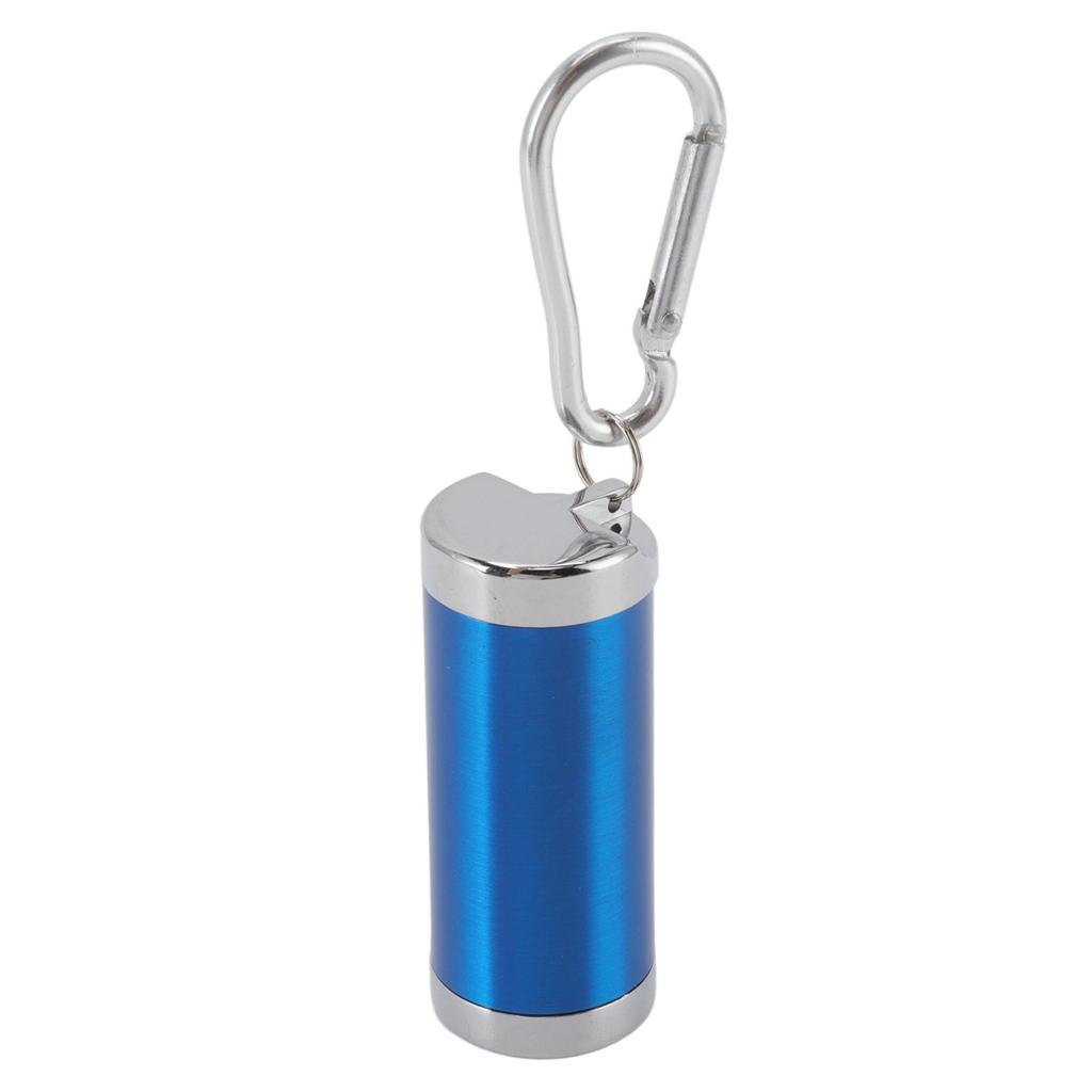 Portable Ashtray Stainless Steel Fireproof Buckle Design Exquisite Look Mini Ashtray Keychain for Car Office