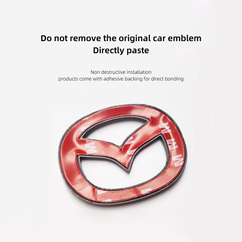 Mazdaspeed Car Steering Wheel Trim Label Sticker Auto Accessories For Mazda 2 3 6 5 Atenza CX3 CX5 MX5 CX7 Axela CX30 CX90 CX60