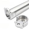 2PCS Zinc Alloy Closet Rod Brackets, Wardrobe Hanger Supports, Flange Mount for Clothes,Curtain Rod Holder,