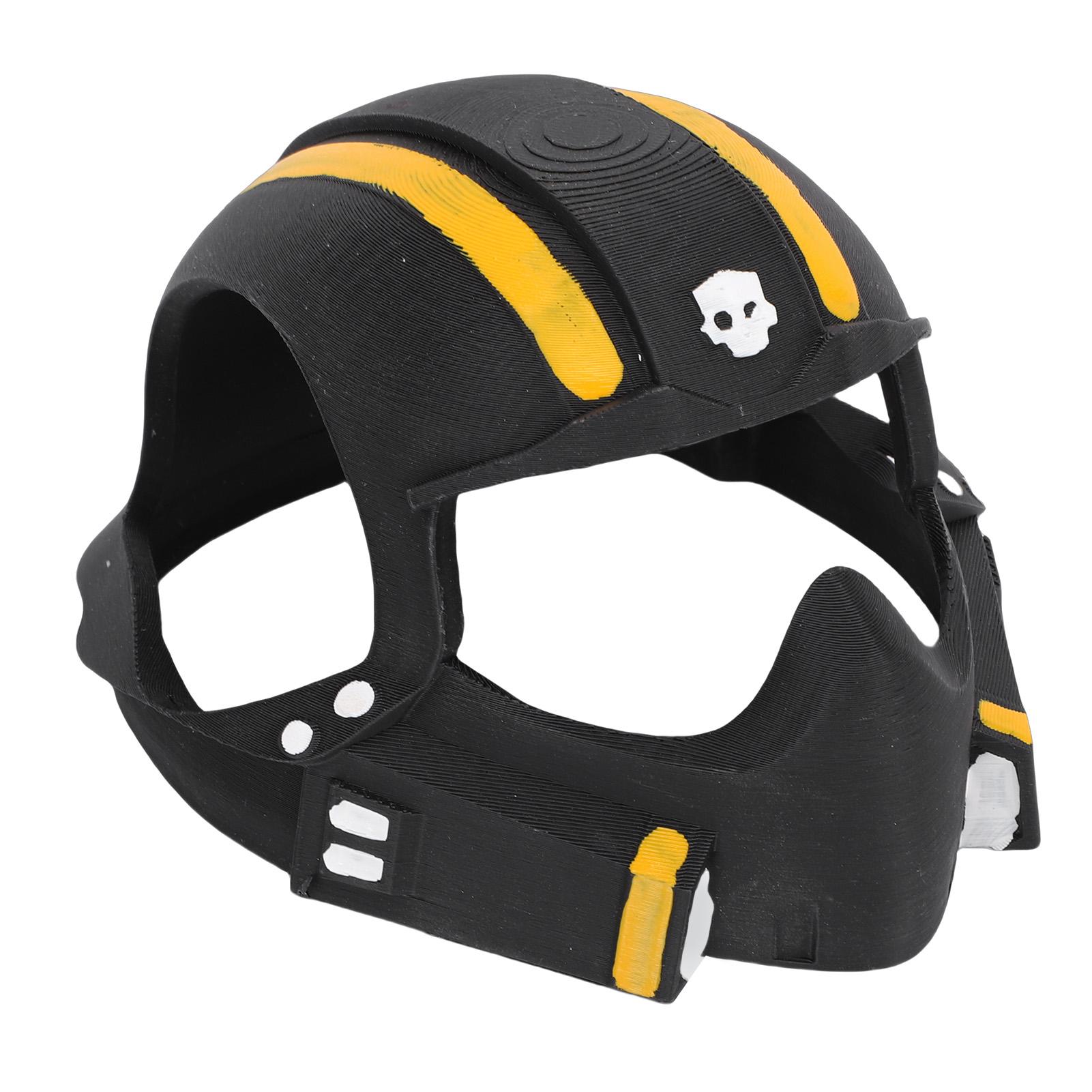 

Cat Helmet Toy PLA 3D Printed Cool Funny Pet Costume Cat Cosplay Hat for Holiday Festival Photography Black Yellow