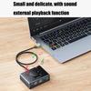 B03C USB External Sound Card USB Adapter for PC Laptop Desktops Stereo Sound Card with 3.5mm Interfaces USB Volumes Control