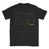 Unisex Unisex Tshirts Fibonacci Golden Ratio Vintage Cotton Tees Short Sleeve Geek Math T Shirts Crewneck Tops Printing