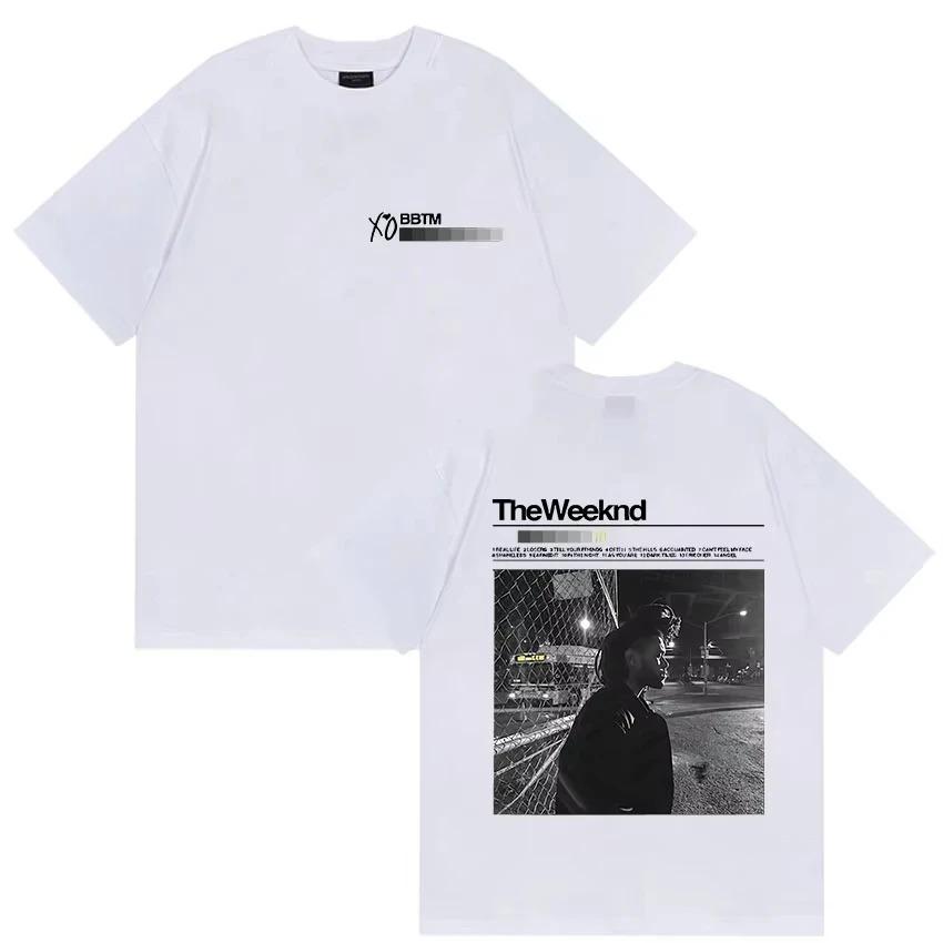 2026 Springsummer New T Shirt Limited The Weeknd XO Album Retro Style Gothic Clothing Tshirt Street Hip Hop TShirt