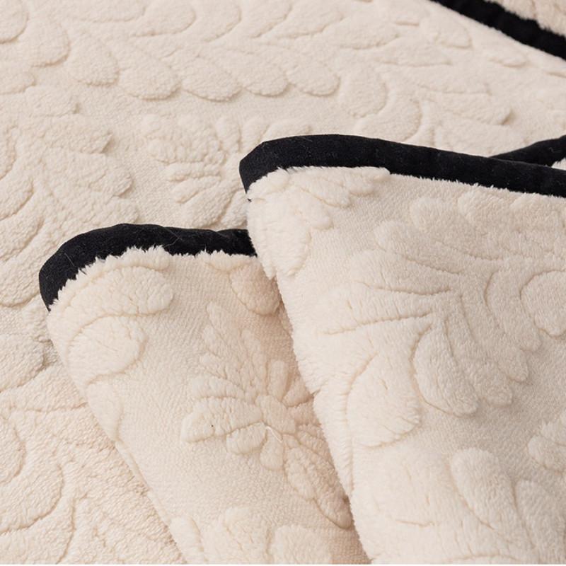 1pcs Solid Color Winter Warm Soft Sofa Cover Universal Anti Cat Scratch Seat Cushion for Home Living Room