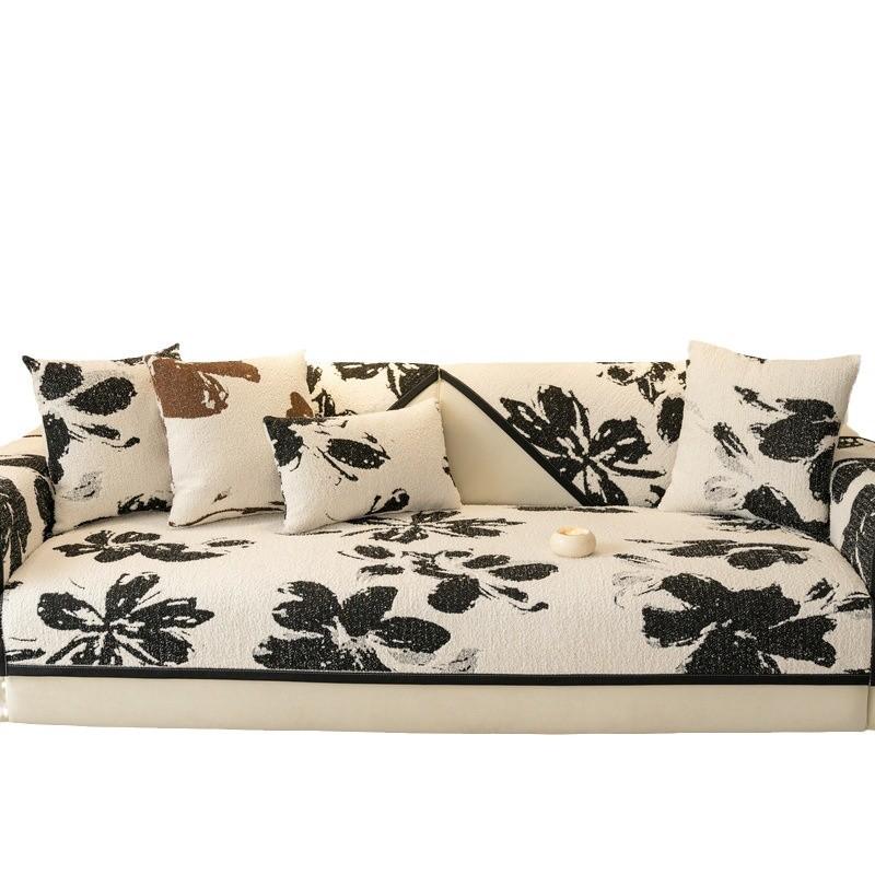 Autumn And Winter Sofa Cushion Light Luxury High-End Sofa Cushion New Non-Slip Sofa Cover Thickened Plush Cover