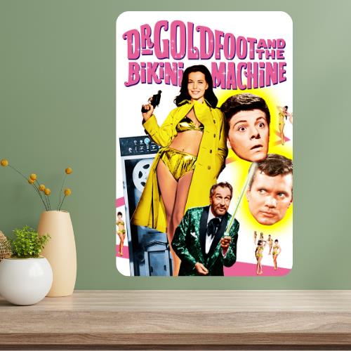 Dr Goldfoot and the Bikini Machine Classic Movie Metal Poster Sign 20x30cm(7.8x11.8inch)