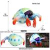 Ocean Crab Simulation Toy Set: Includes Hermit, Swimming, and Three-Spot Plastic Models