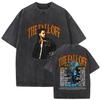 Tricou Grafic Vintage Spălat J Cole THE FALL OFF World Tour Unisex Punk Hip Hop Gothic cu Mânecă Scurtă Yk Streetwear