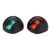 2 szt. Lewa Czerwona Prawa Zielona Światło Boczne LED Wodoodporna Lampa Nawigacyjna do Jachtu Łodzi
