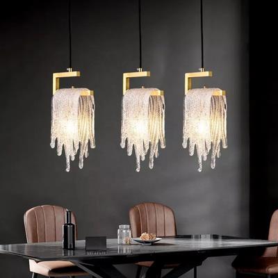 Moderne Luxus Gold Hängeleuchten Schlafzimmer Nachttisch Glas Pendelleuchte Home Wohnzimmer Küche Suspension Messing LED Beleuchtung