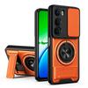 KEYSION Magnetic Phone Case for VIVO Y21d Y31 5G Y19S Pro Slide Camera Protection Upright Kickstand Ring Shockproof Back Cover