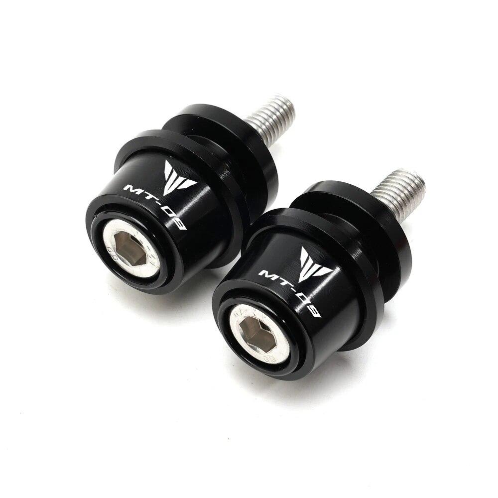 Motorcycle Accessories 6mm Swingarm Slider Spools stand screws For YAMAHA MT09 MT 09 Tracer XSR900 XSR 900