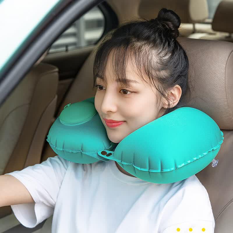 Digarun Press-Pump Inflatable Travel Neck Pillow