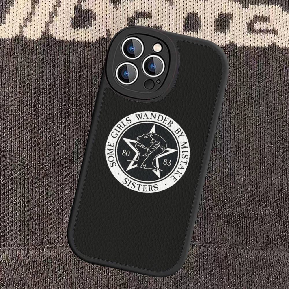 The Sisters Of Mercy Band Phone Cover For IPhone 16 15 14 13 12 11 Pro Max Plus Leather Soft Case