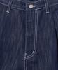 ANALOG MOOD Non-Faded Denim Half Pants (Blue)