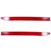 A58X-For Tiguan 2008-2017 Car Red Plastic Rear Bumper Reflectors Pair Left & Right 5ND945105 5ND945106