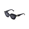 Loewe Sunglasses With Letter Logo Irregular Shape Unisex Sunglasses Black LW40127I01A