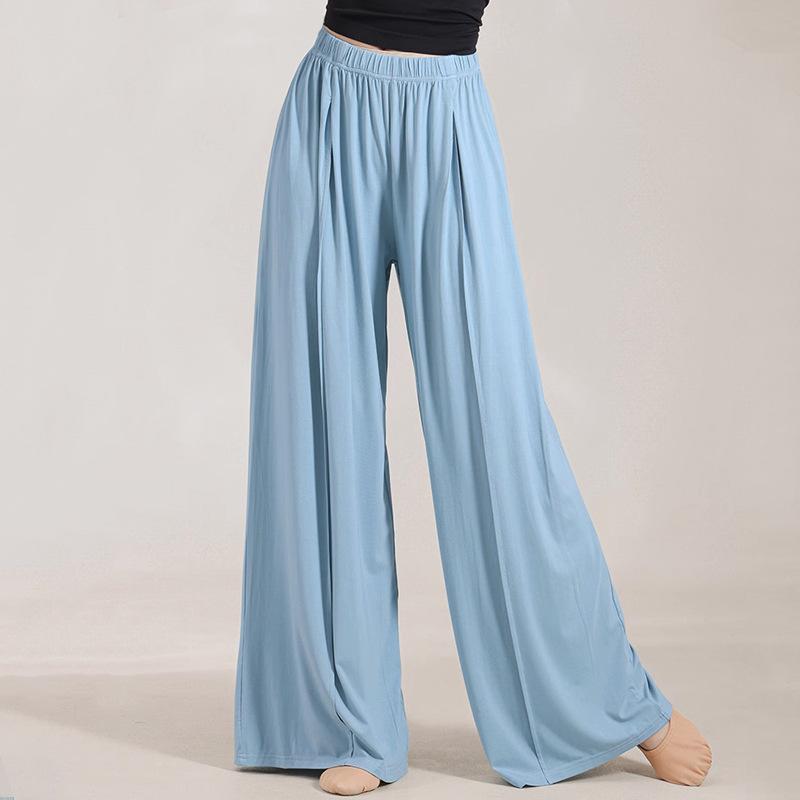Modern Dance Pants Dance Practice Suit for Women Chinese Classical Dance Wide-leg Pants for Spring and Summer New Style for Adults To Wear Everyday