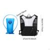 Backpack Chest Pack Adjustable Buckle Comfortable Polyester Daypack for Cycling Mountaineering Trail