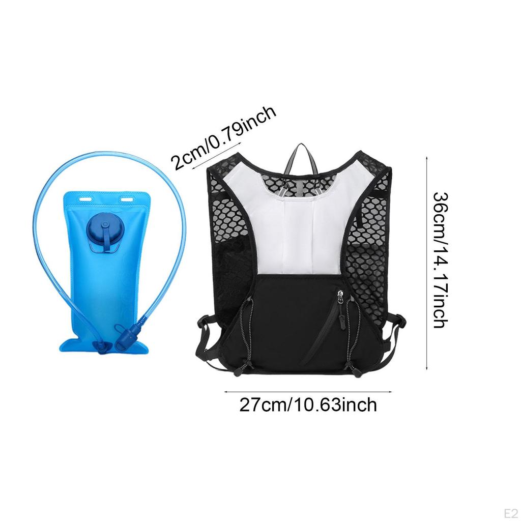 Backpack Chest Pack Adjustable Buckle Comfortable Polyester Daypack for Cycling Mountaineering Trail
