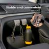 Metal Car Glove Box Hook, Fuzzy Plush Interior Hook, Front Seat Passenger Side Storage Hanger