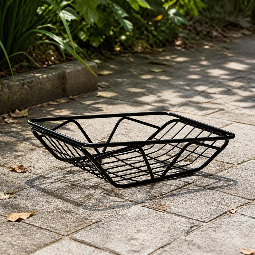 Rear Bike Basket Long-Lasting Cargo Carrier Large for Commuting